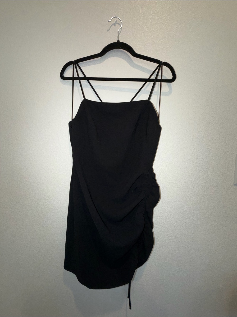 Black mini dress